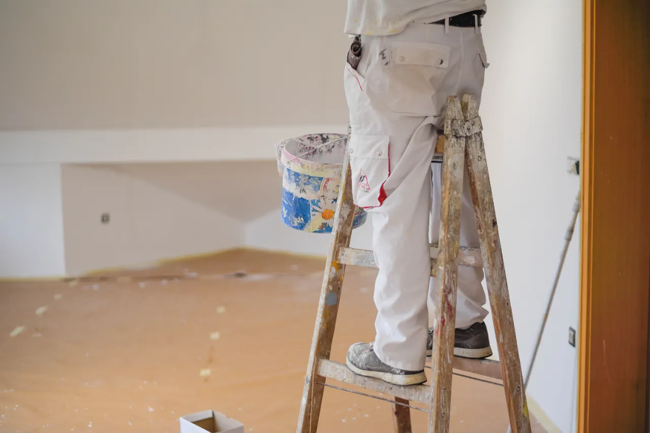 Ceiling painting in Connecticut