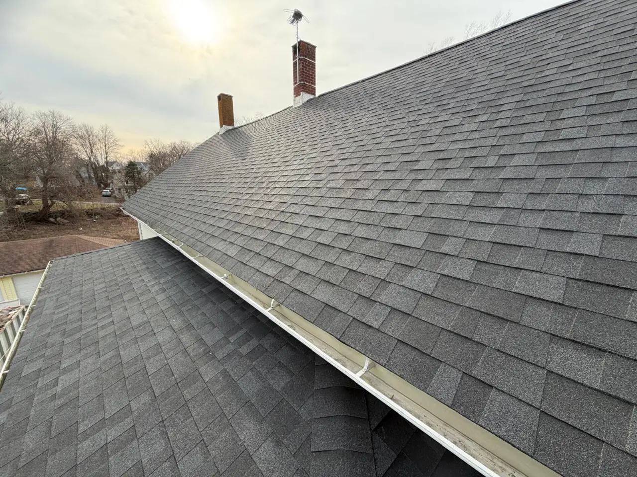 Asphalt shingle roof in Connecticut