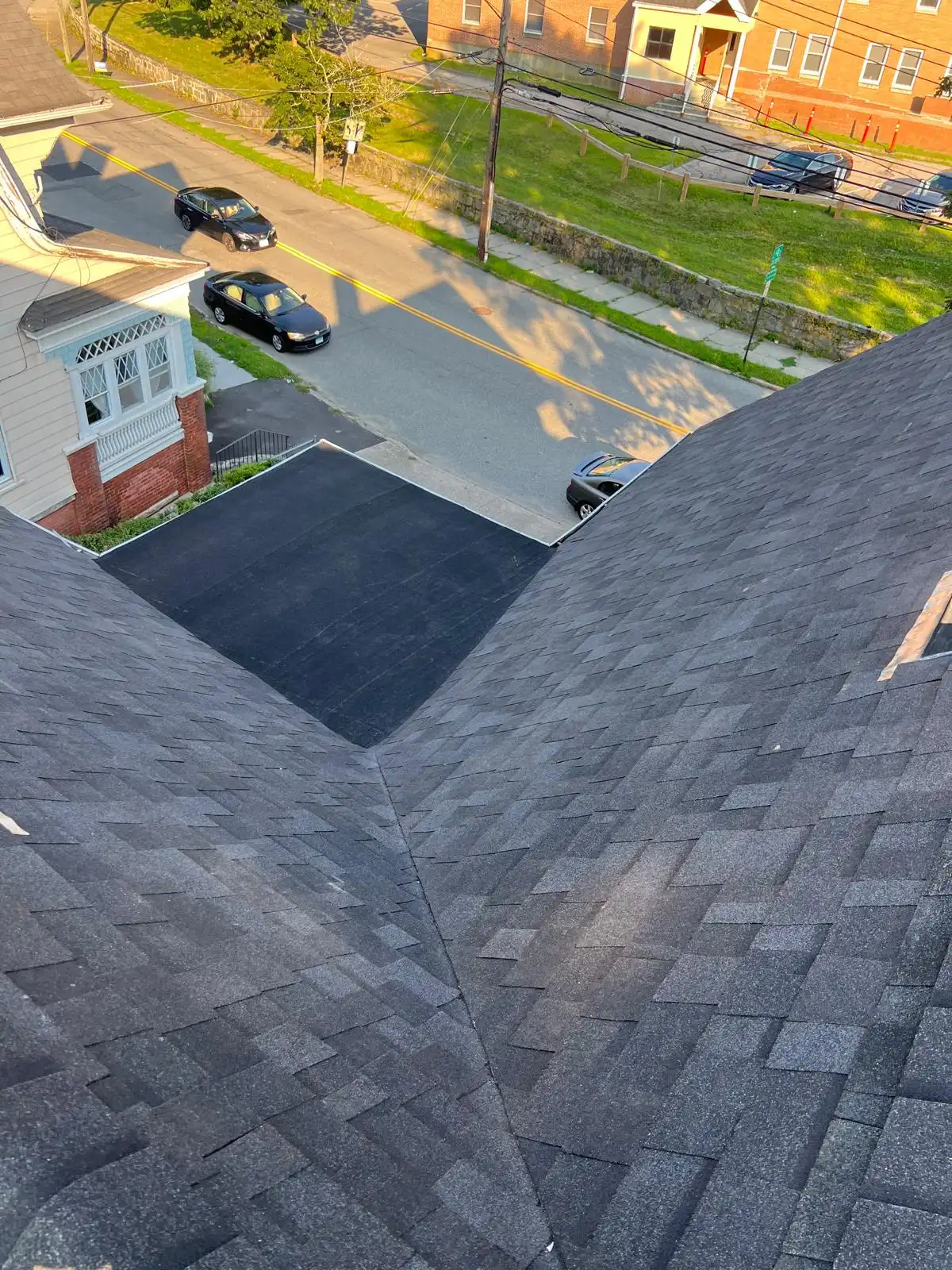 Full roof replacement on a Connecticut single family home